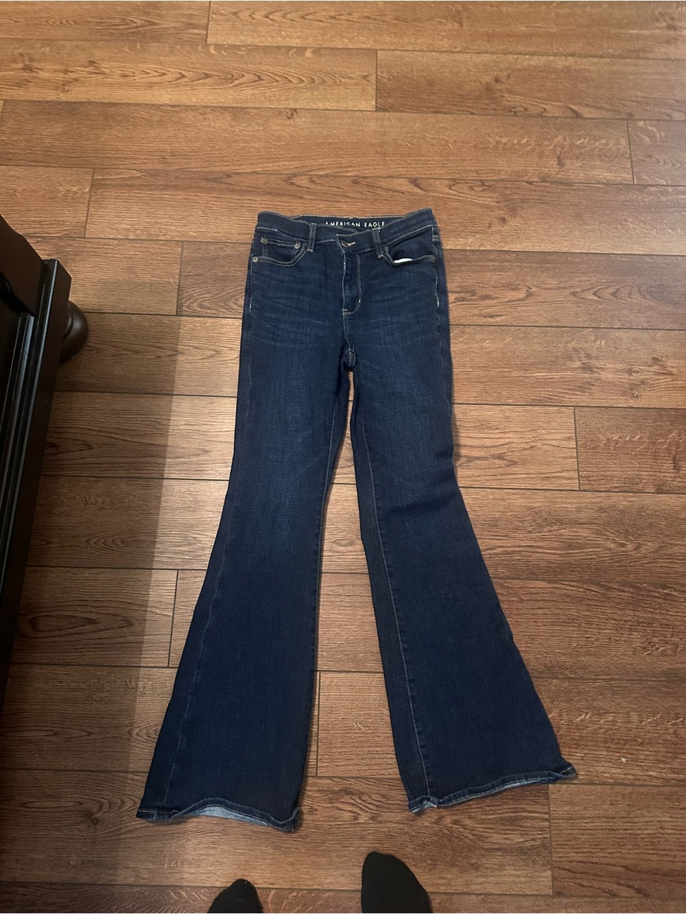 American Eagle Outfitters Dark Indigo Flare Jeans